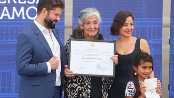 Actriz Antofagastina Teresa Ramos Recibió Premio Nacional Presidente de la República