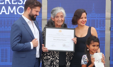 Actriz Antofagastina Teresa Ramos Recibió Premio Nacional Presidente de la República