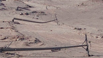 Delincuentes Destruyen 29 Postes Para Robar 8.700 Metros de Cable Eléctrico a CGE