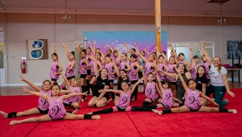 50 Niñas y Jóvenes de María Elena Participan en Clínicas de Danza Rítmica Deportiva