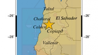 Sismo de Mayor Intensidad Entre las Regiones de Antofagasta y Coquimbo