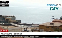 ALERTA DE TSUNAMI Cámara en Vivo Desde Antofagasta