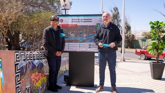 Minería Que Protege: Lomas Bayas Instala en Baquedano Planos Aluvionales Para Fortalecer la Seguridad Comunitaria